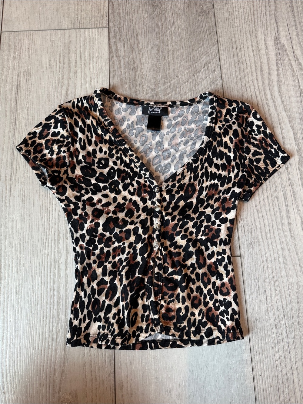 Just Polly Leopard-Print Top